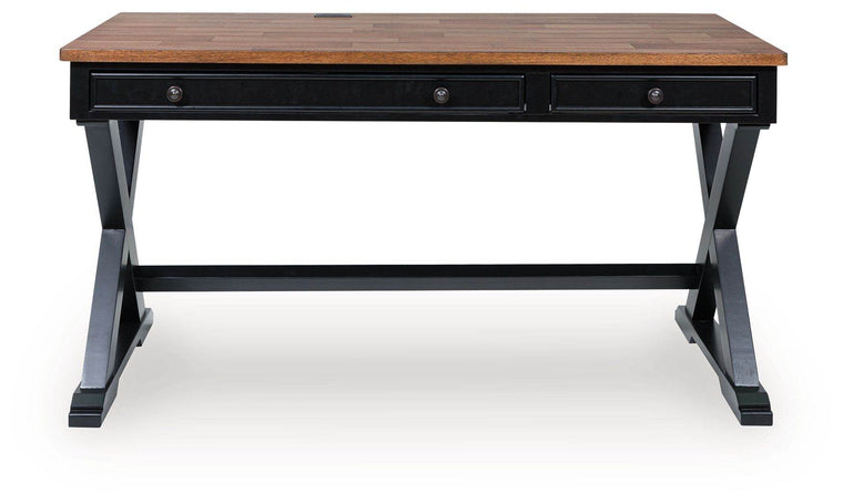 Wildenauer - Brown / Black - Home Office Desk - Forward Furniture