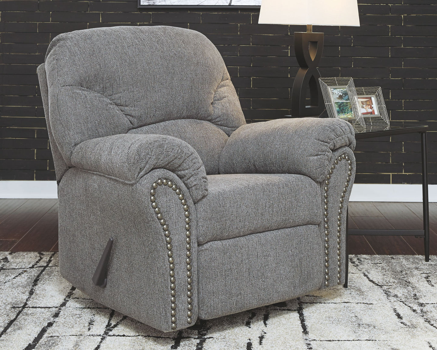 Allmaxx - Pewter - Rocker Recliner