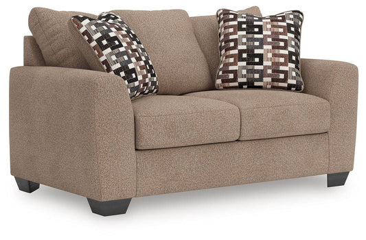 Triston-Peaks - Suede - Loveseat - Forward Furniture