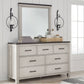 Darborn - Gray / Brown - Dresser And Mirror