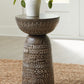 Hadcher - Cream / Brown - Accent Table