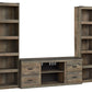 Trinell - Brown - 3-Piece Entertainment Center