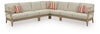 Clare View - 5-Piece Outdoor Sectional - Beige