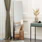 Full Length Mirror for Bedroom, Free Standing Dressing Mirror, Wall Mirror with Wood Frame, 15" x 61", Black