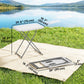 Folding Picnic Table 5-Level Height Adjustment, Portable Camping Table for Outdoor Indoor Use 30" x 20", White
