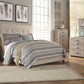 Culverbach - Gray - 5 Pc. - Dresser, Mirror, Queen Upholstered Bed, 2 Nightstands