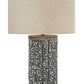 Dayo - Gray / Gold Finish - Metal Table Lamp