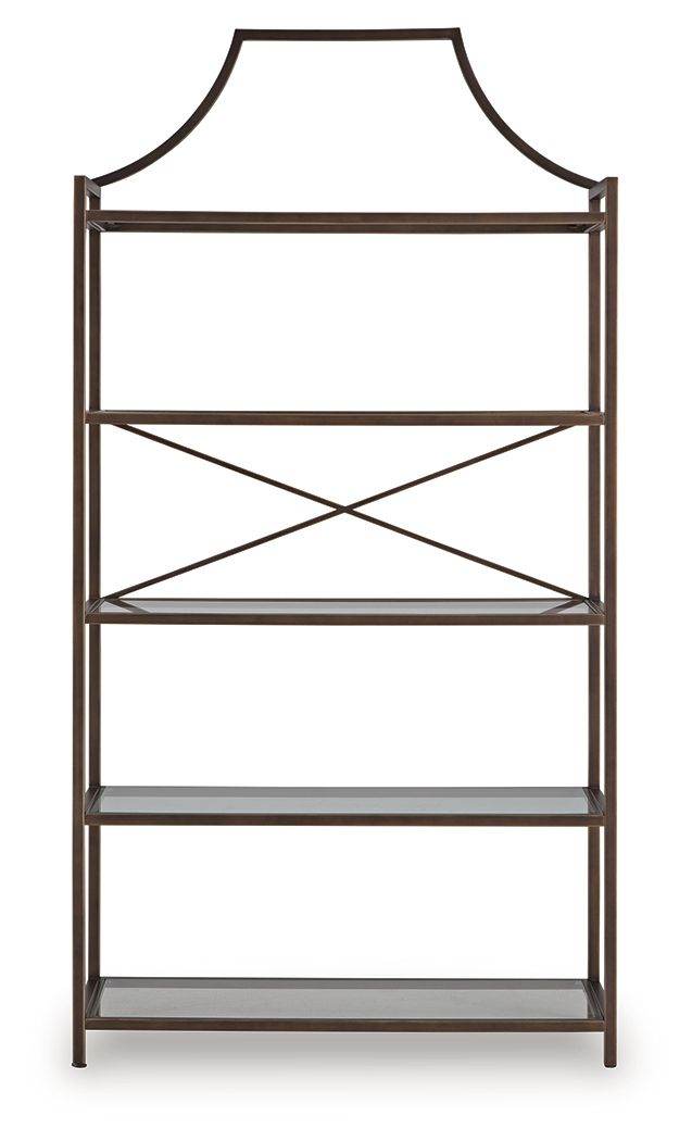 Bernonly - Antique Bronze Finish - Bookcase - Forward Furniture