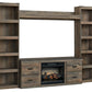 Trinell - 4-Piece Entertainment Center With 60" TV Stand