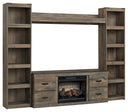 Faux Firebrick Fireplace Insert