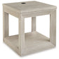 Marxhart - Bisque - Square End Table