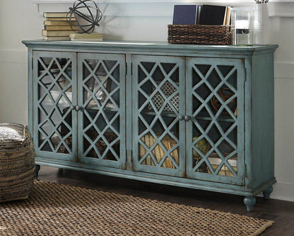 Mirimyn - Antique Teal - Accent Cabinet - Vintage Finish - Forward Furniture