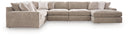 5 Pc. Right Arm Facing Corner Chaise Sectional