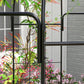 Birdcage Shape Arbour, Metal Garden Arbour Pergola Pavilion for Climbing Plants, Lights, French Style Arch Trellis