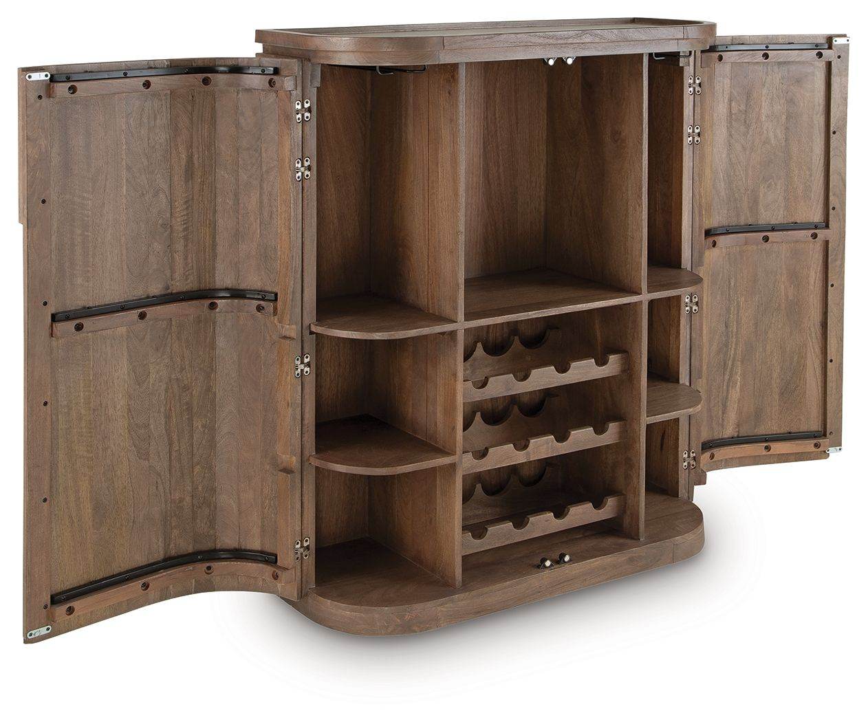 Landermont - Medium Brown - Bar Cabinet - Forward Furniture