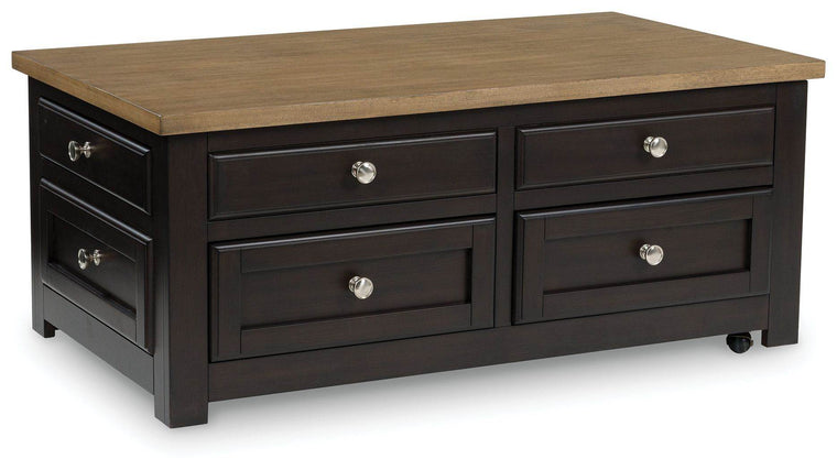 Drazmine - Brown - Lift Top Cocktail Table - Forward Furniture