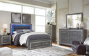 7 Pc. Bed, Dresser, Mirror, Chest