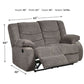 Tulen - Dark Gray - Reclining Loveseat