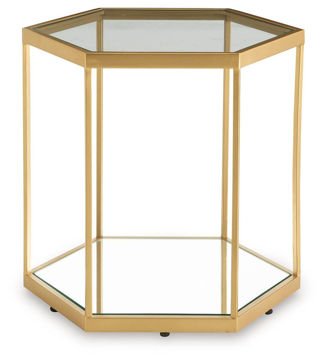 Veerwick - Gold Finish - Accent Cocktail Table - Forward Furniture