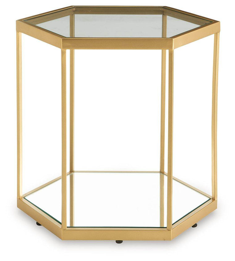 Veerwick - Gold Finish - Accent Cocktail Table - Forward Furniture