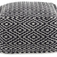 Jasett - Black / Ivory - Pouf