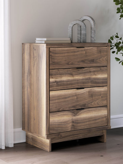 Chirason - Brown - Four Drawer Chest - Forward Furniture