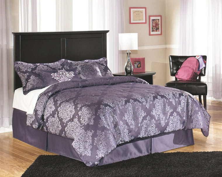 Maribel - Full Panel Headboard - Black