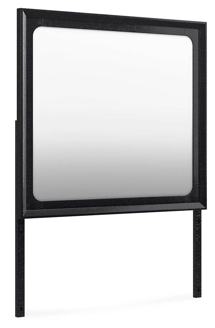 Londer - Bedroom Mirror - Black