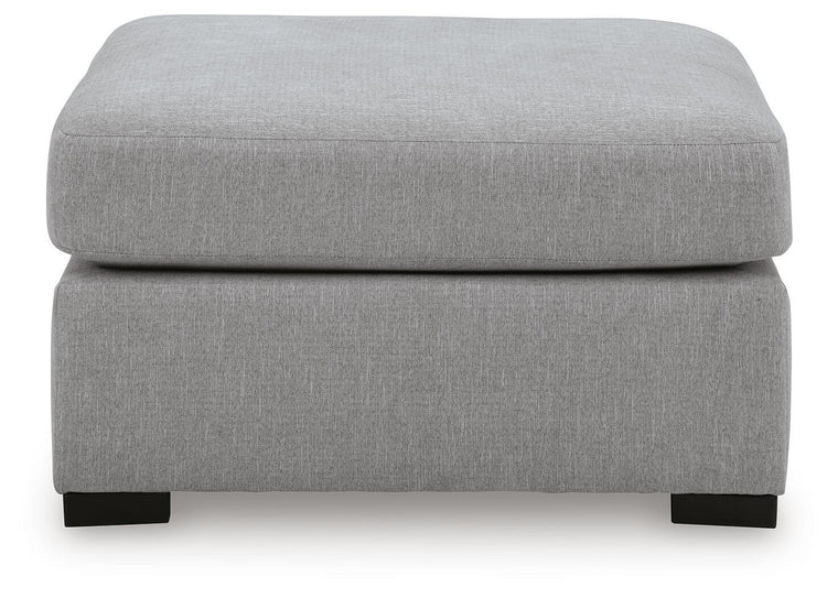 Lakepoint - Oversized Accent Ottoman - Nickel