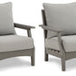 Visola - Gray - Lounge Chair w/Cushion (Set of 2)