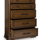 Taffenbrook - Medium Brown - Five Drawer Chest