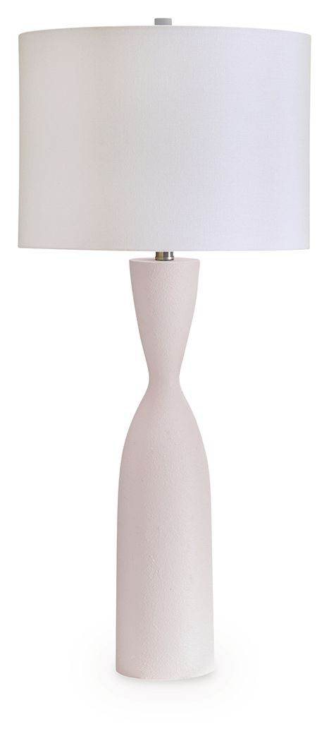 Davinford - White - Poly Table Lamp - Forward Furniture