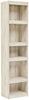Bellaby - Pier - 4 Shelves - Whitewash