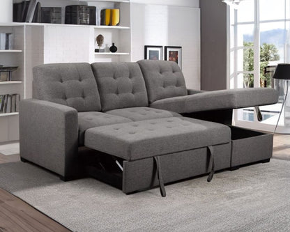 Dyno Reversible Sectional with Sleeper Storage