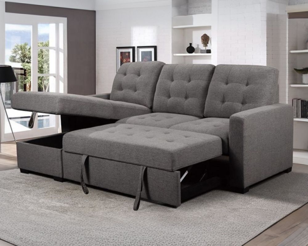 Dyno Reversible Sectional with Storage Pull Out Bed