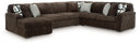 4 Pc. Left Arm Facing Corner Chaise Sectional