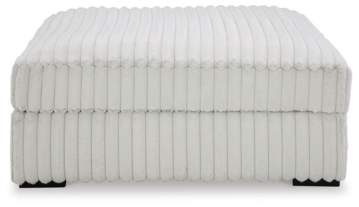 Stupendous - Alloy - Oversized Accent Ottoman - Forward Furniture