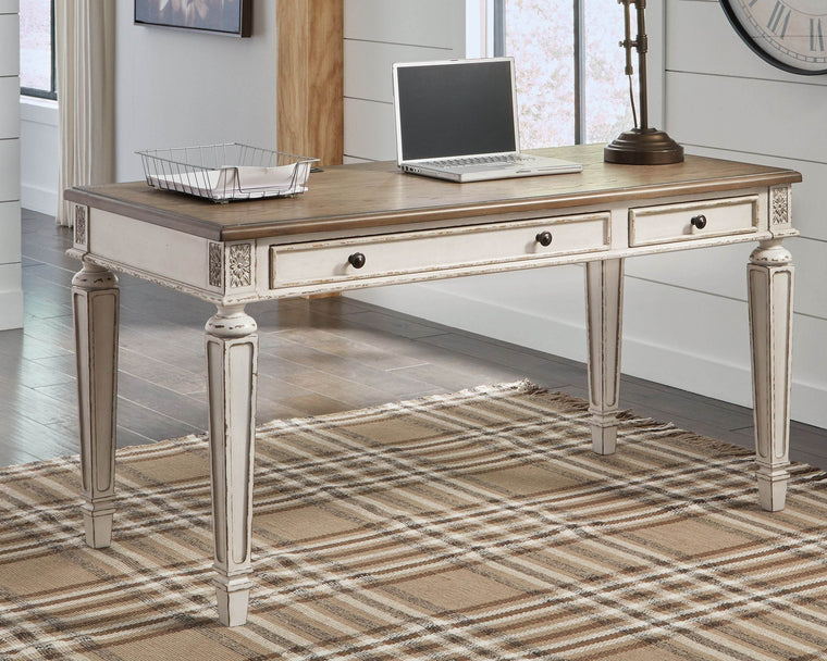 Realyn - Light Brown - Home Office Desk - Forward Furniture