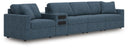 5 Pc. Sectional With Audio Console