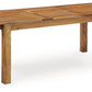 Dressonni - Brown - Rectangular Dining Room Butterfly Extension Table