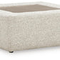 Ashbourne Estate - Oversized Accent Ottoman - Snowstone