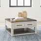 Darborn - Gray / Brown - Lift Top Cocktail Table