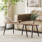 Set of 2 Industrial Nesting Coffee Tables - Brown
