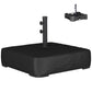 Garden Parasol Base 176 lbs Sand Filled Heavy Duty Stand for Cantilever Umbrellas and 1.89" Poles Black