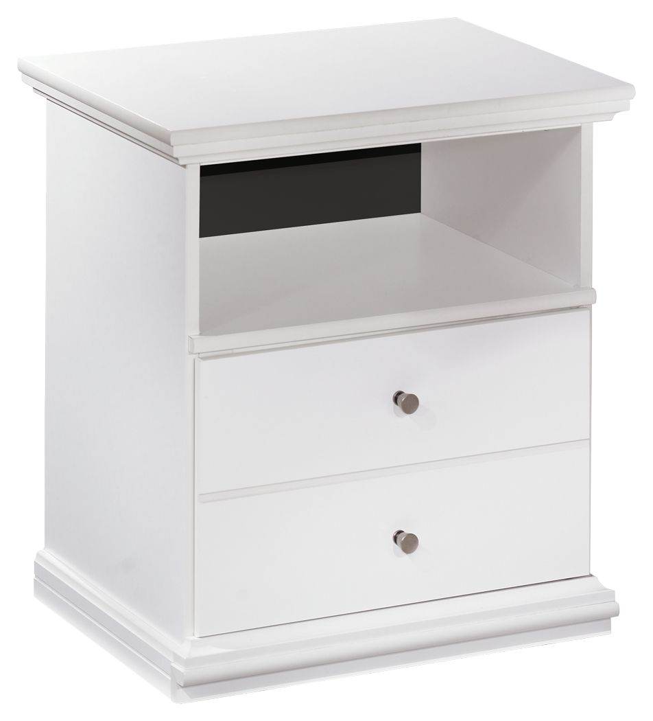 Bostwick Shoals - White - One Drawer Night Stand