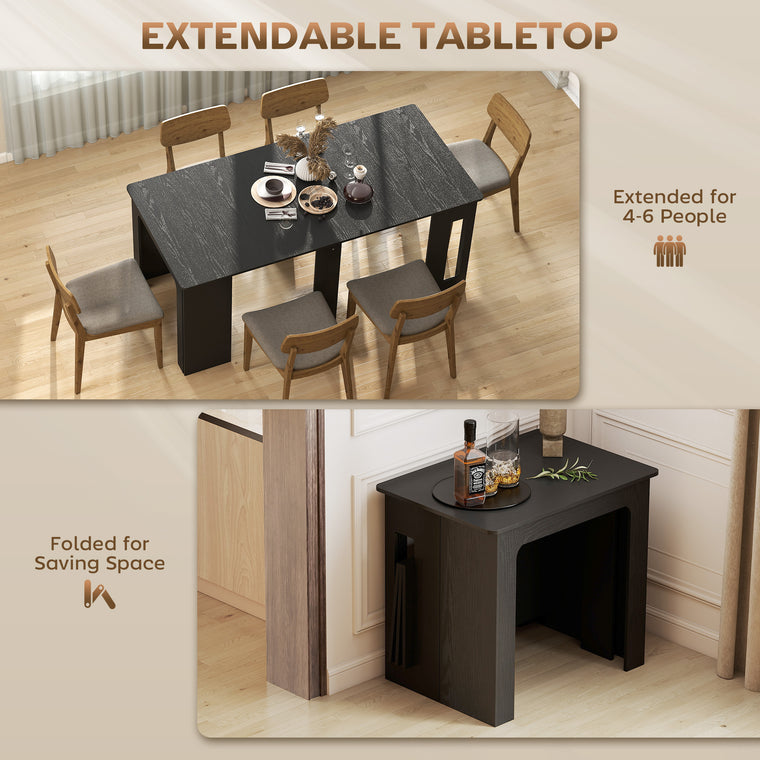 Extendable Dining Table for 6-8