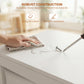 4 Drawer File Cabinet with Lock, Vertical Filing Cabinet with Adjustable Hanging Bars for A4 and Letter Size, White