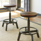 Torjin - Dark Brown - 3 Pc. - Long Counter Table, 2 Stools