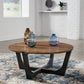 Hanneforth - Round Cocktail Table - Brown