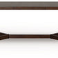 Dilenno - Rectangular Dining Room Extension Table - Dark Brown